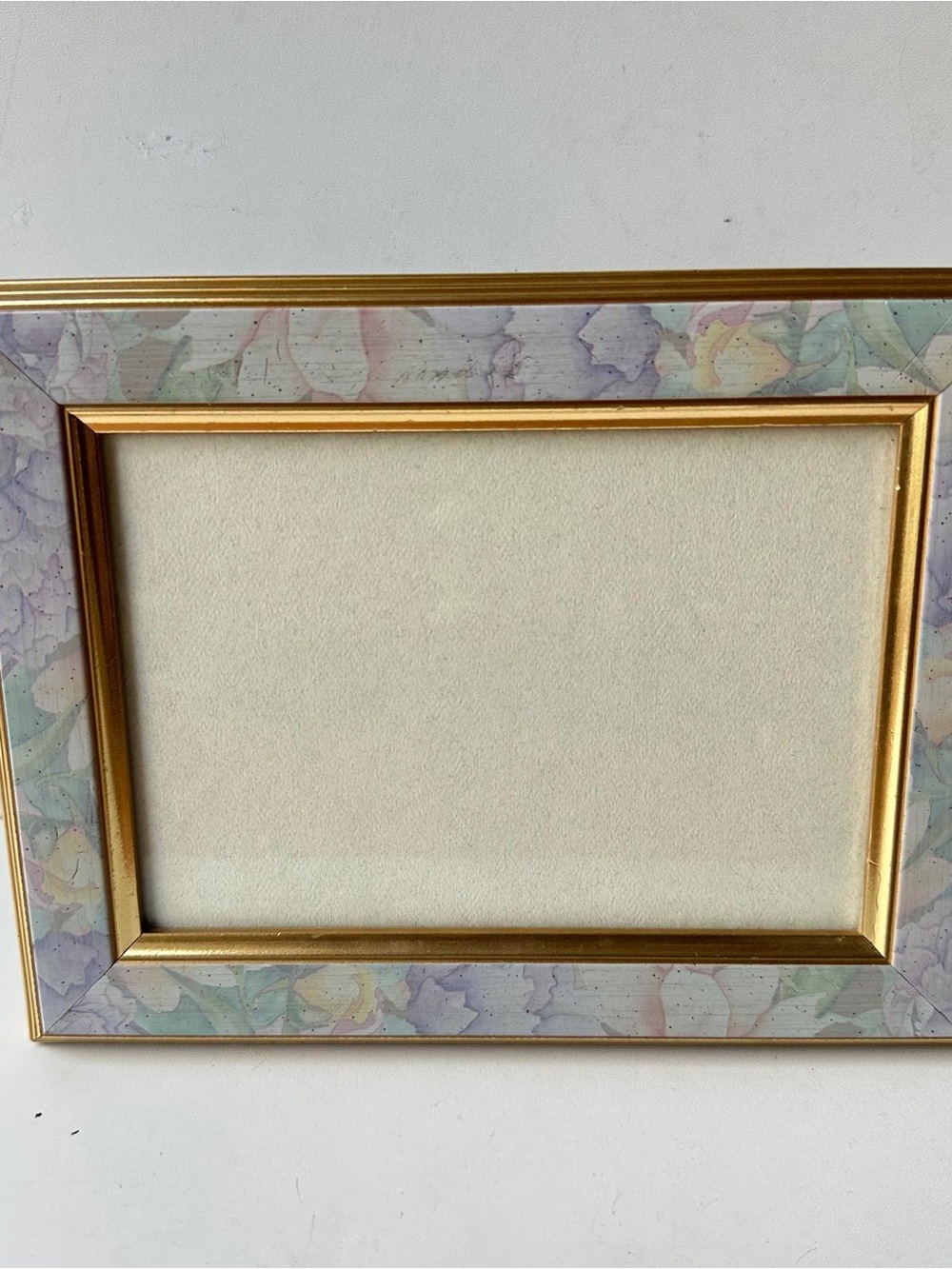 Gold and Pastel Floral Photo Frame - Home Accents